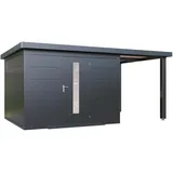 Wolff Finnhaus Finnhaus Wolff Metall-Gerätehaus Thorin 5424 Anthrazit