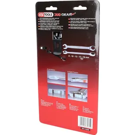 KS Tools DUO GEARplus Ratschenringmaulschlüssel-Satz 5-tlg.