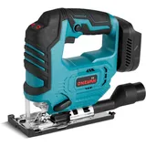 3500 rpm Akku-Stichsäge, 26 mm Stichsäge mit 5-Gang-Einstellung passend für Makita-Akku (ohne Batterie)