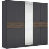Rauch Drehtürenschrank Ticao 226 x 210 x 54 cm Grau