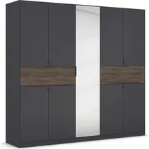 Rauch Drehtürenschrank Ticao 226 x 210 x 54 cm Grau
