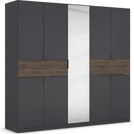 Rauch Drehtürenschrank Ticao 226 x 210 x 54 cm Grau
