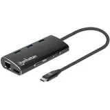 Manhattan 152440 - Dockingstation/Port Replicator, USB Typ-C