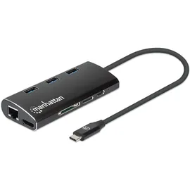 Manhattan 152440 - Dockingstation/Port Replicator, USB Typ-C