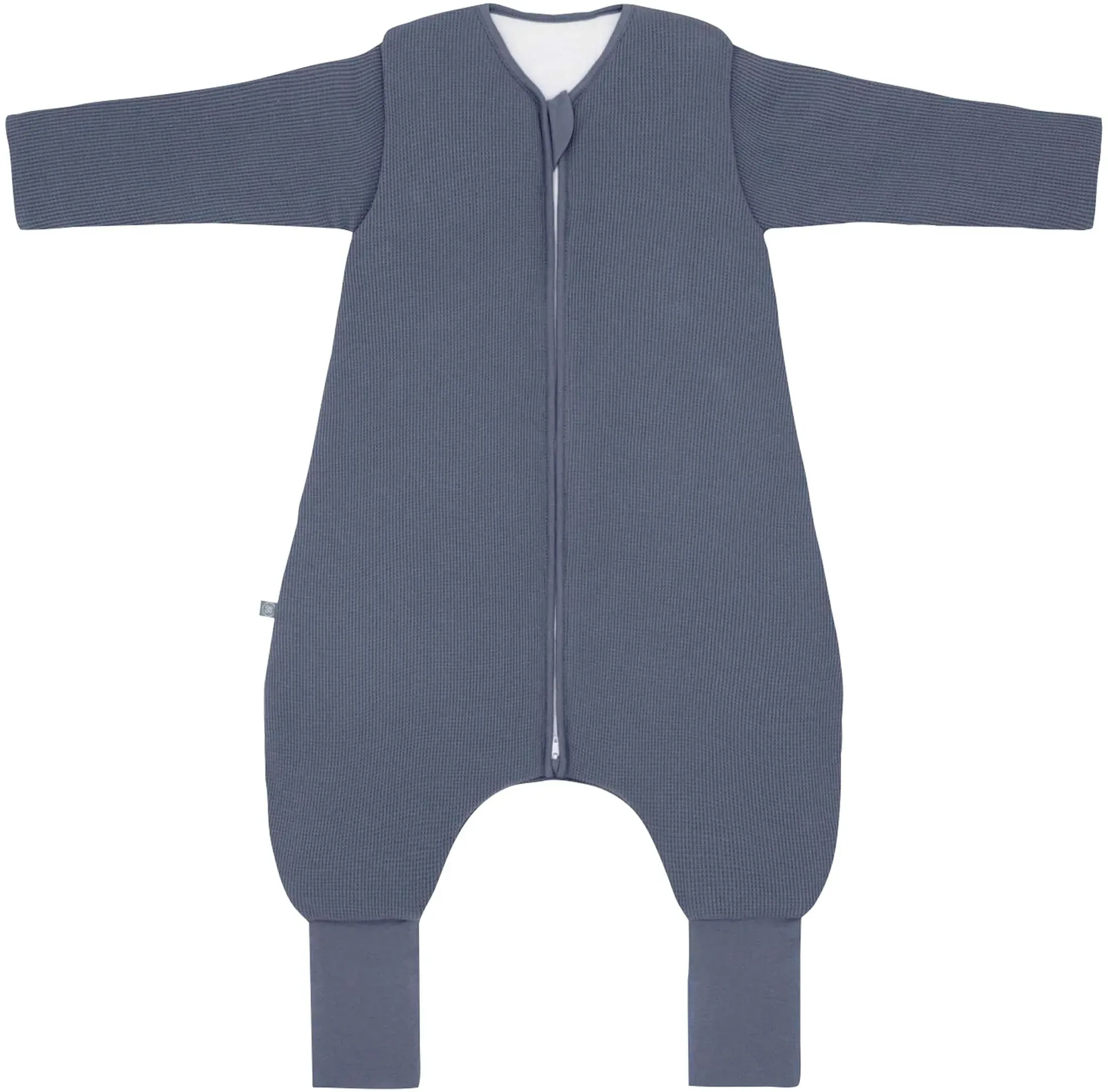 emma & noah Winter-Sleepoverall Essential mit abnehmbaren Ärmeln und Umschlag-Füßchen 3.5 TOG, blau, 70