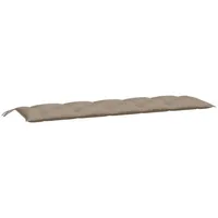 VidaXL Gartenbank-Auflage Taupe 180x50x7 cm Oxford-Gewebe