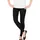 TRIGEMA Leggings "TRIGEMA Leggings aus Baumwolle/Elastan", Damen, Gr. S, Normalgrößen, schwarz, Feinripp, 95% Baumwolle, 5% Elastan, Basic, Hosen Leggings