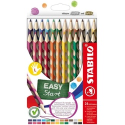 STABILO Buntstift Ergonomisch für Linkshänder, EASYcolors, 24er Set