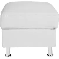 sit&more Hocker Ascara Kunstleder 55 x 46 x 55 cm Beige
