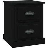 vidaXL Nachtschrank 39 x 39 x 47,5 cm Schwarz