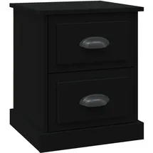 vidaXL Nachtschrank 39 x 39 x 47,5 cm Schwarz