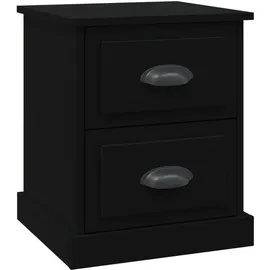 vidaXL Nachtschrank 39 x 39 x 47,5 cm Schwarz
