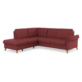 sit&more Ecksofa SIT & MORE "Göteborg", lila (chianti), B:250cm H:90cm T:226cm, Sofas, Ecksofa, inkl. Sitztiefenverstellung, wahlweise mit Bettfunktion & Bettkasten