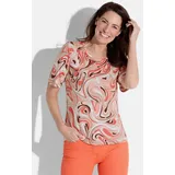 GOLDNER Print-Shirt Orange 40
