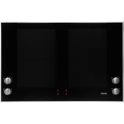 MIELE Flex-Induktions-Kochfeld "KM 7174 FR", schwarz, B:80,6cm H:7,1cm T:52,6cm, Kochfelder, Mit 4 Kochzonen inkl. 2 leistungsstarken PowerFlex-Kochbereichen