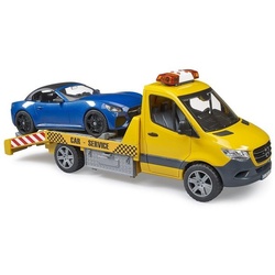 Bruder® Spielzeug-Abschlepper Sprinter Autotransporter mit Light & Sound 02675 gelb