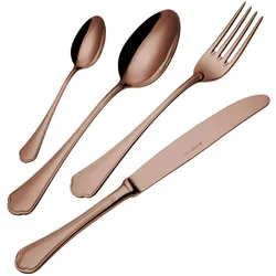 Eme Besteckset Domus 18/10 24-teilig Braun für 6 Personen