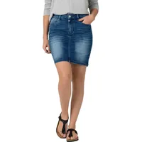 Timezone Jeansrock Damen Blau 27W