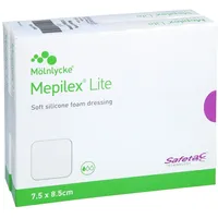 EurimPharm Arzneimittel GmbH Mepilex Lite Schaumverband 7.5x8.5 cm steril