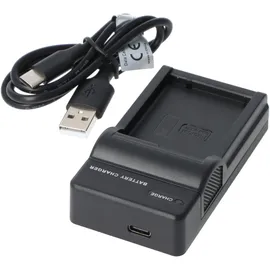 AccuCell USB Ladegerät kompatibel für Panasonic DMW-BLC12, , DMW-BLC12E, DMW-BLC12PP, DMC-GH2