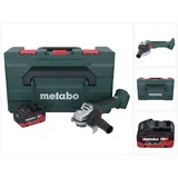 Metabo W 18 L BL 9-125 Akku Winkelschleifer 18 V 125 mm Brushless + 1x Akku 5,5 Ah + metaBOX - ohne Ladegerät