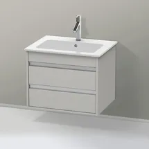 Duravit Waschtischunterschrank 2 Auszüge 60 x 48 x 47,5 cm Betongrau Matt