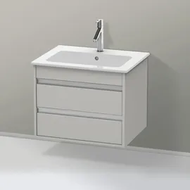 Duravit Waschtischunterschrank 2 Auszüge 60 x 48 x 47,5 cm Betongrau Matt