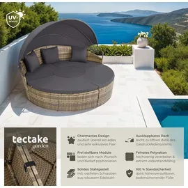 Tectake Sonneninsel Rattan natur