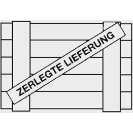 Hammerbacher Schreibtisch nussbaum quadratisch, C-Fuß-Gestell silber 80,0 x 80,0 cm