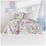 Estella Mako-Satin Bettwäsche Alanis multicolor 155x220 cm + bunt