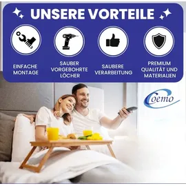 Coemo Lattenrost BASIC 140x220 cm Überlänge starr nicht verstellbar