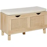 Beliani Truhenbank Washington Beige 80 x 0 x 0 cm