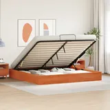 vidaXL Ottoman Bettgestell 200 x 200 cm Braun
