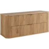 3e 3xe living.com Badezimmerschrank,, Eiche Craft + goldener Griff, 41,5 x 100 x 51,7 cm, Badezimmer, Badezimmerschränke, Waschbeckenunterschränke
