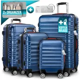 monzana Koffer-Set 4-tlg. blau