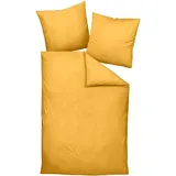Traumschlaf Uni Mako-Satin bernstein 155 x 220 cm + 80 x 80 cm