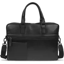 Bugatti Joel Aktentasche Leder 37 cm Laptopfach schwarz
