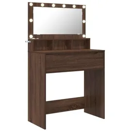vidaXL Schlafzimmer-Frisiertische mit Schubladen Braun Eichen-Optik 888974
