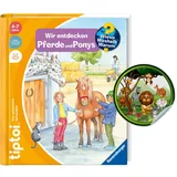 Ravensburger tiptoi Buch | Wir entdecken Pferde und Ponys + Kinder Tier-Sticker | ab 4 Jahren