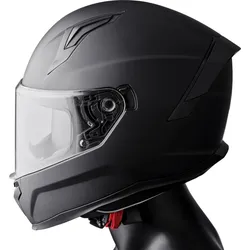 GMS-Moto Velox, Integralhelm - Schwarz - S