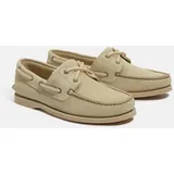 Timberland Bootsschuh TIMBERLAND "CLASSIC BOAT BOAT SHOE", Gr. 45, ltgrn suedewbei, Leder, sportlich, Schuhe, Topseller