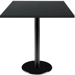 Restootab Tisch Rome 70x70cm - Modell Schwarz
