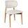 JVmoebel Lehnstuhl Textil beige