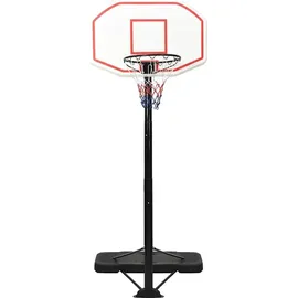 vidaXL Basketballständer Weiß 258-363 cm