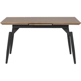 Beliani Esstisch BARBOSA in Dunkler Holzfarbton/Schwarz - Gr.: onesize