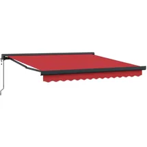 vidaXL Einziehbare Markise 300 x 250 cm rot