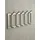 KADIMA DESIGN Wandgarderobe Kadima 65 x 30 x 10 cm Silber