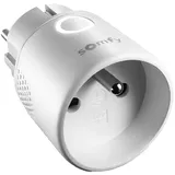 SOMFY 1822617 Plug io on/off Typ E, TaHoma-kompatibel, Bedienung von 230V-Geräten, Lampen und Leuchten via App oder Fernbedienung, Innenbereich