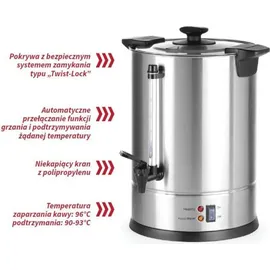 HENDI Filterkaffeemaschine 2L silber