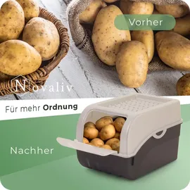 Novaliv Aufbewahrungsbox 5L 1-tlg. weiß